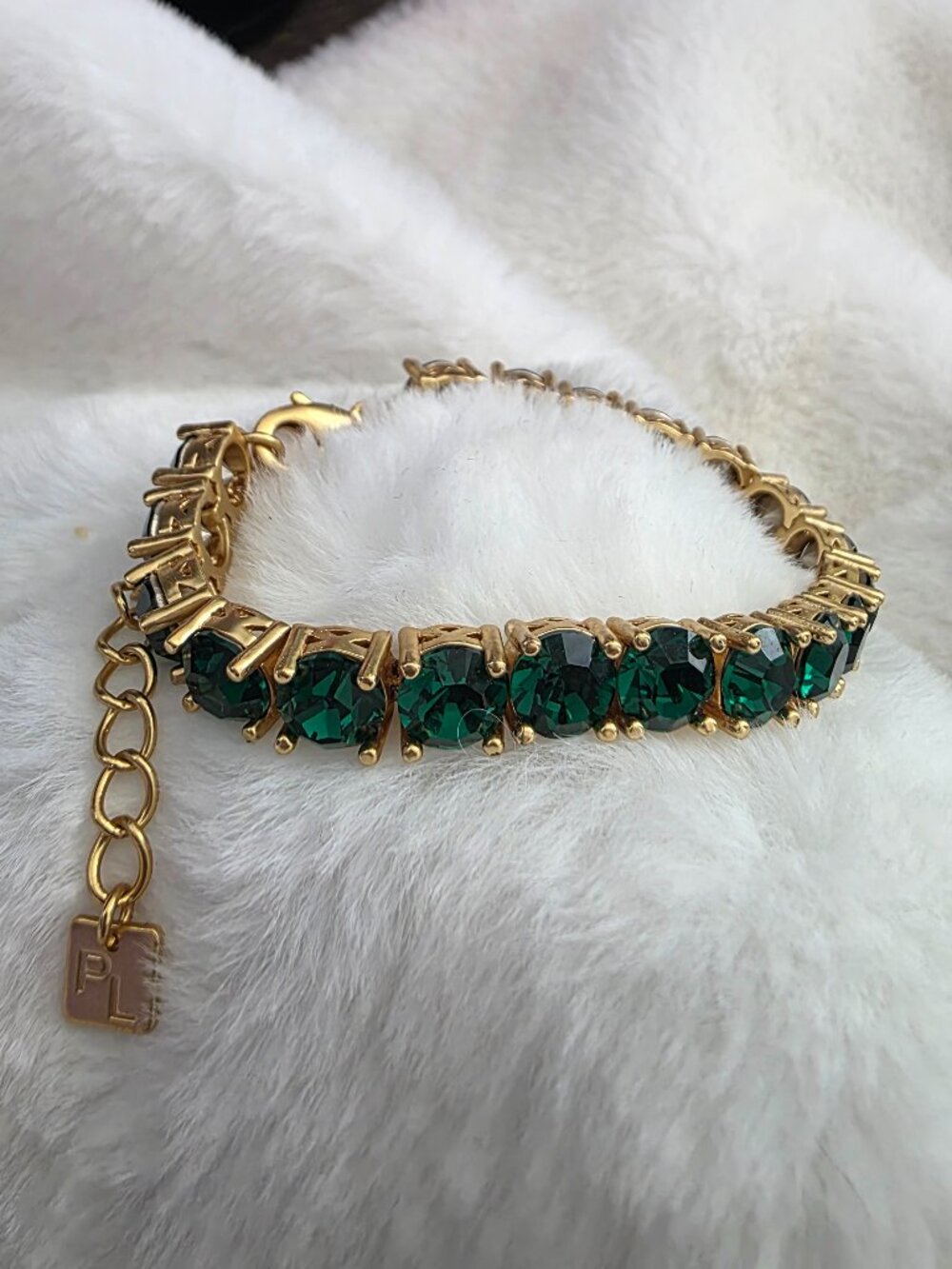 Park Lane Emerald Impression Bracelet-EXCLUSIVE!